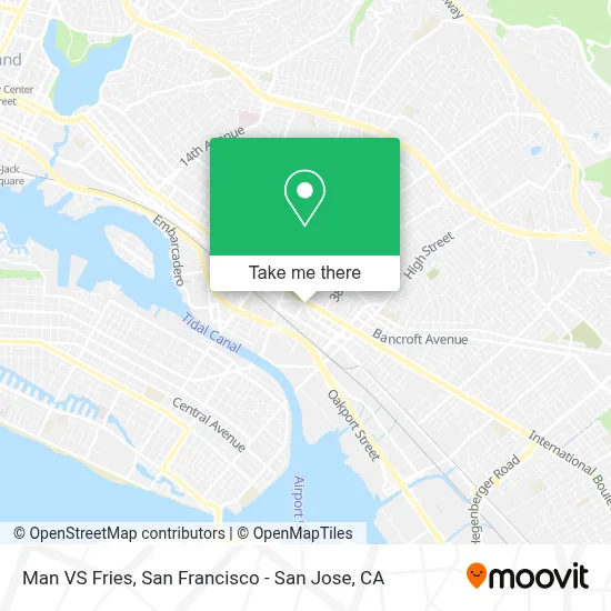 Man VS Fries map