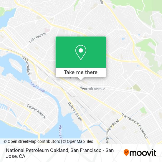 Mapa de National Petroleum Oakland