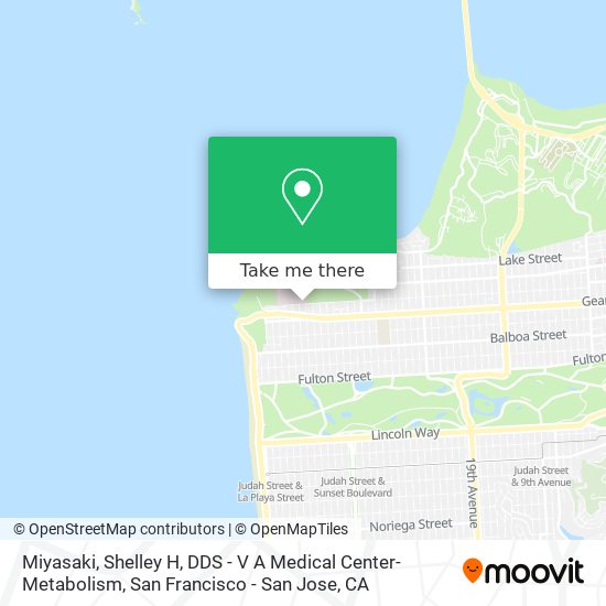 Miyasaki, Shelley H, DDS - V A Medical Center-Metabolism map