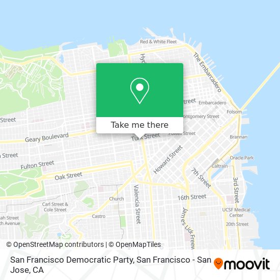 San Francisco Democratic Party map