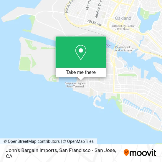Mapa de John's Bargain Imports