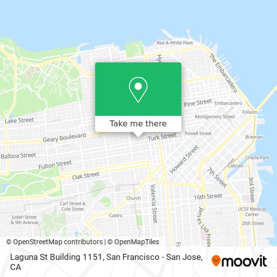 Mapa de Laguna St Building 1151
