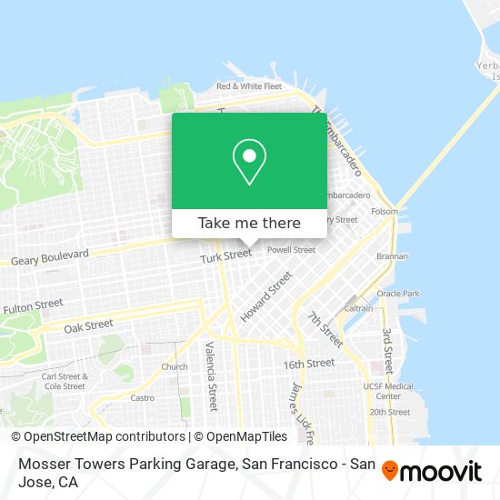 Mosser Towers Parking Garage map