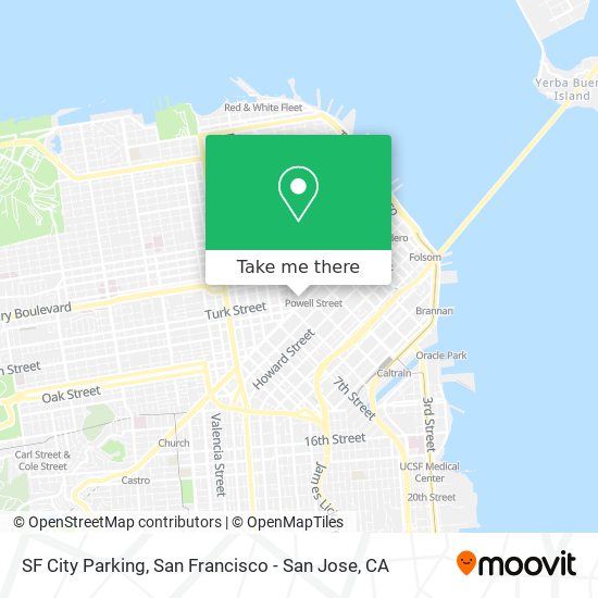 Mapa de SF City Parking