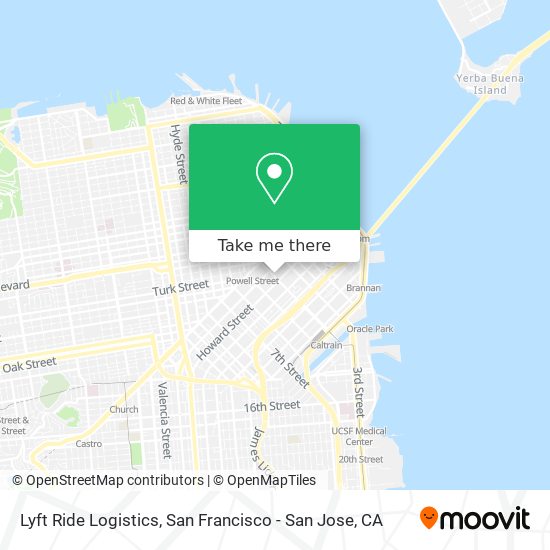 Lyft Ride Logistics map