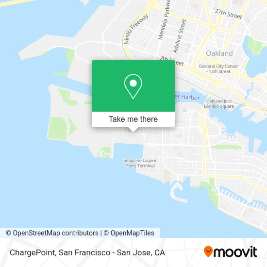 Mapa de ChargePoint