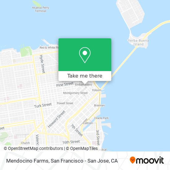 Mendocino Farms map