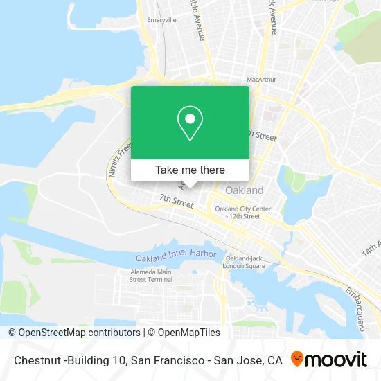 Chestnut -Building 10 map