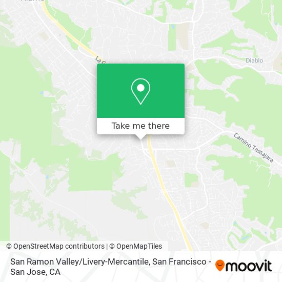 San Ramon Valley / Livery-Mercantile map