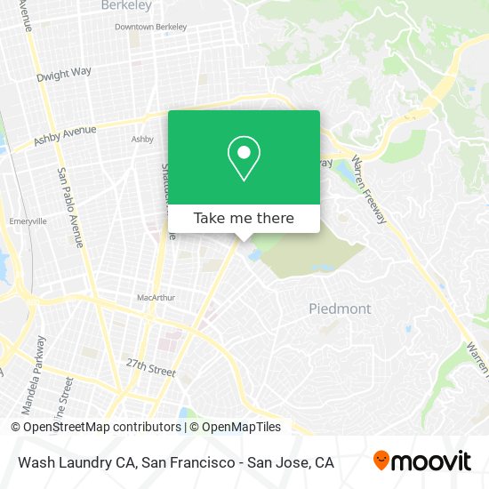 Wash Laundry CA map