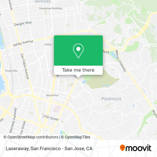 Laseraway map