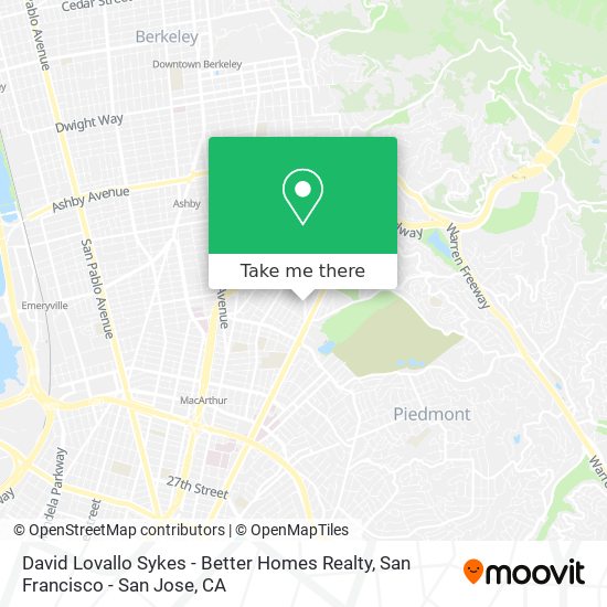 Mapa de David Lovallo Sykes - Better Homes Realty