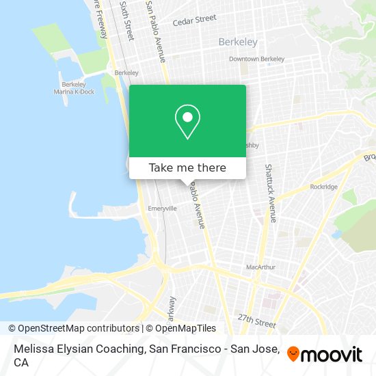 Melissa Elysian Coaching map