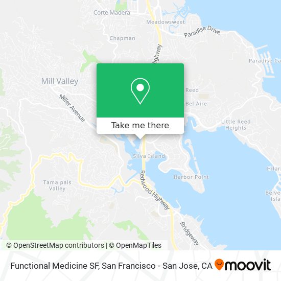 Functional Medicine SF map