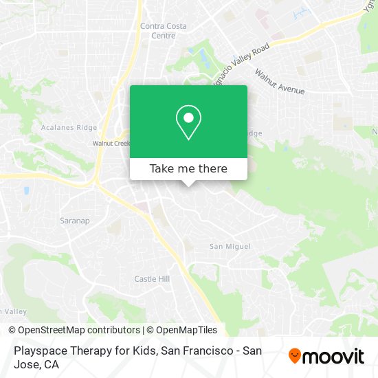 Playspace Therapy for Kids map