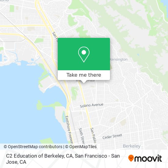 Mapa de C2 Education of Berkeley, CA