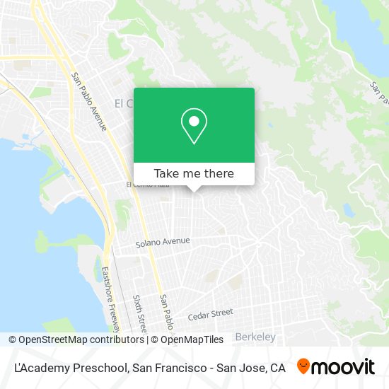 Mapa de L'Academy Preschool