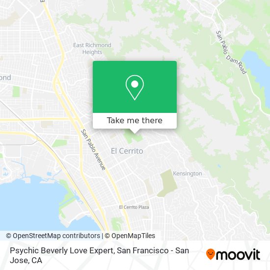 Psychic Beverly Love Expert map