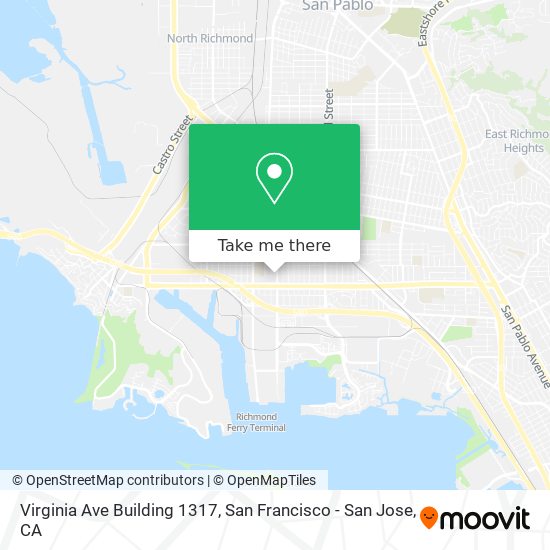 Mapa de Virginia Ave Building 1317