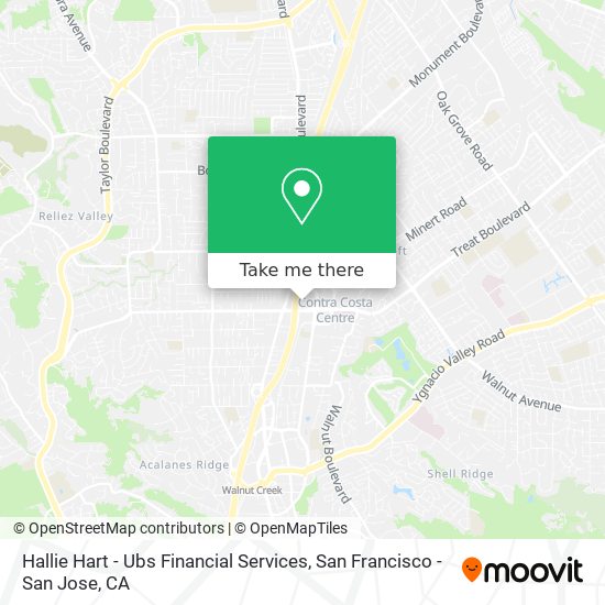 Mapa de Hallie Hart - Ubs Financial Services