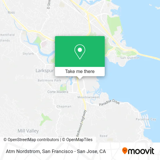 Mapa de Atm Nordstrom