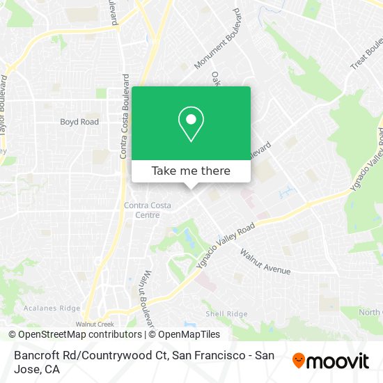 Bancroft Rd/Countrywood Ct map
