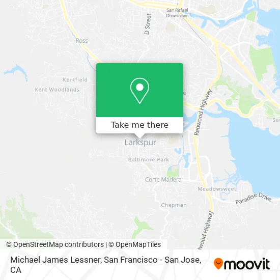 Michael James Lessner map
