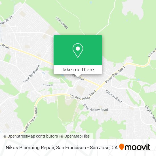 Nikos Plumbing Repair map