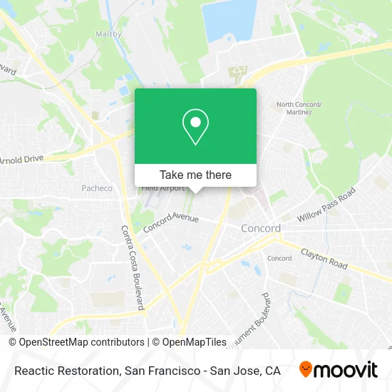 Reactic Restoration map