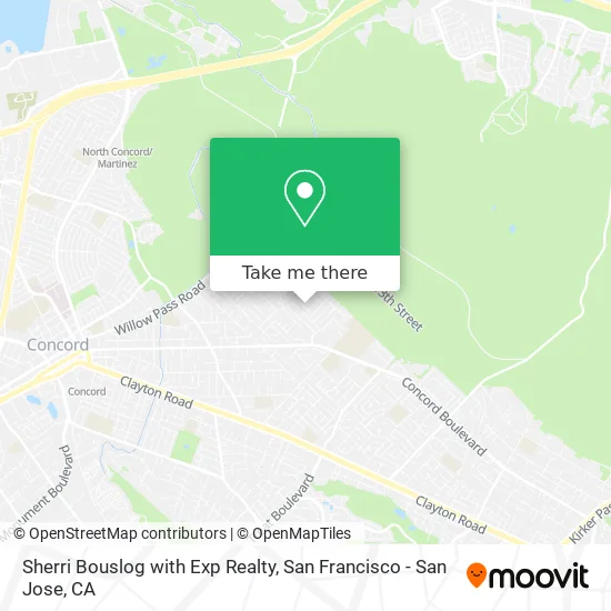 Sherri Bouslog with Exp Realty map