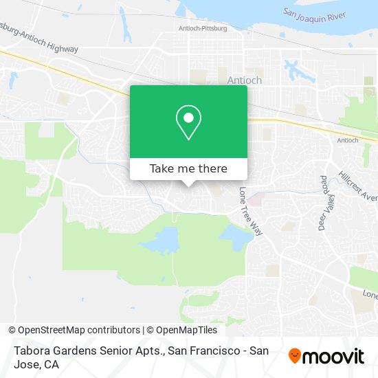 Tabora Gardens Senior Apts. map