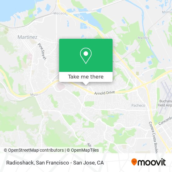 Radioshack map