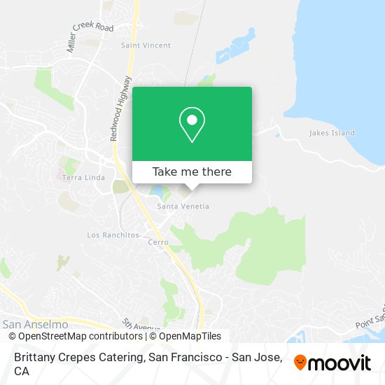 Brittany Crepes Catering map