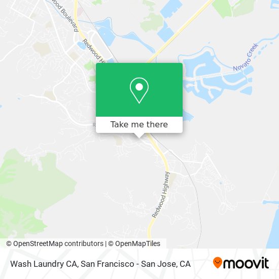 Mapa de Wash Laundry CA