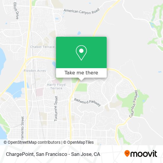 Mapa de ChargePoint