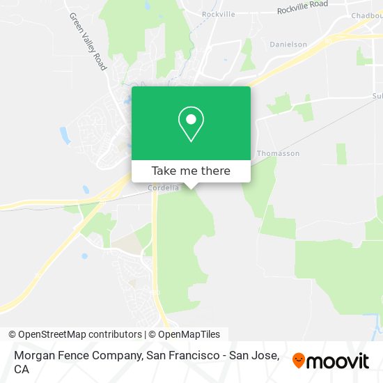 Morgan Fence Company map