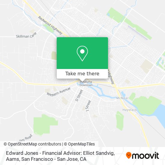 Edward Jones - Financial Advisor: Elliot Sandvig, Aams map