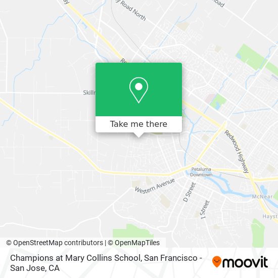 Champions at Mary Collins School map