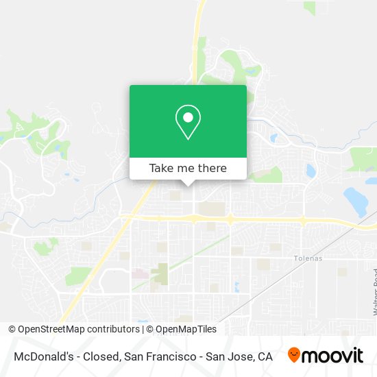 McDonald's - Closed map