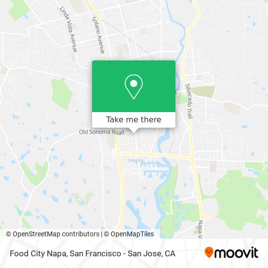 Food City Napa map