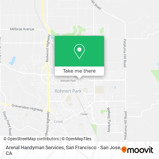 Arenal Handyman Services map