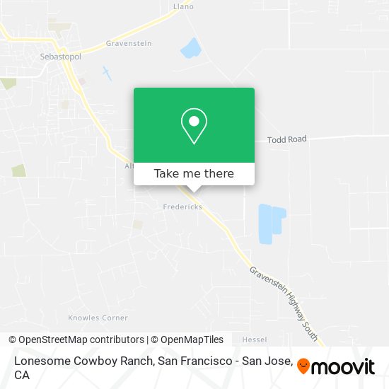 Lonesome Cowboy Ranch map