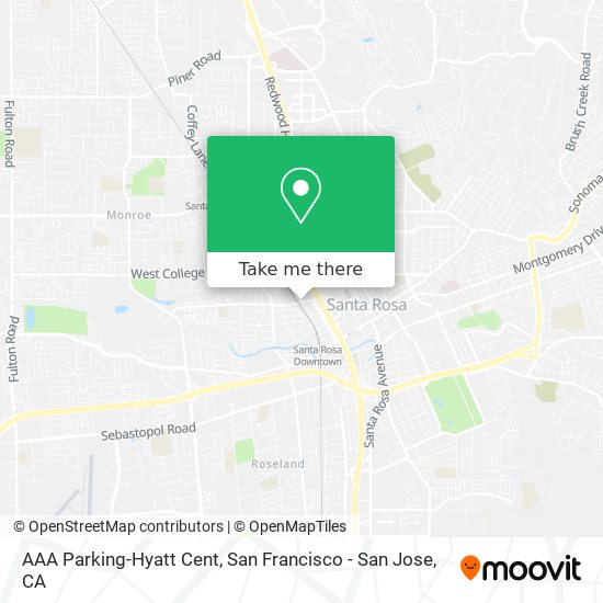 Mapa de AAA Parking-Hyatt Cent