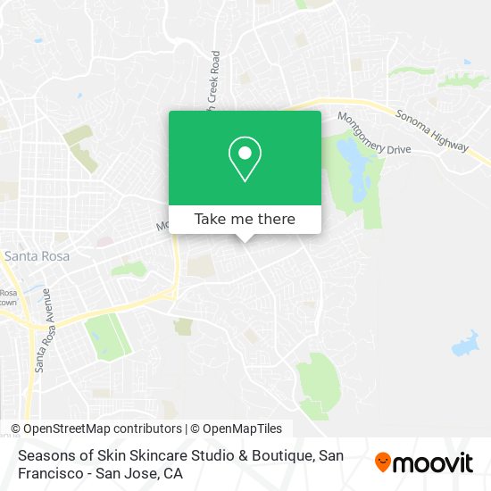 Mapa de Seasons of Skin Skincare Studio & Boutique