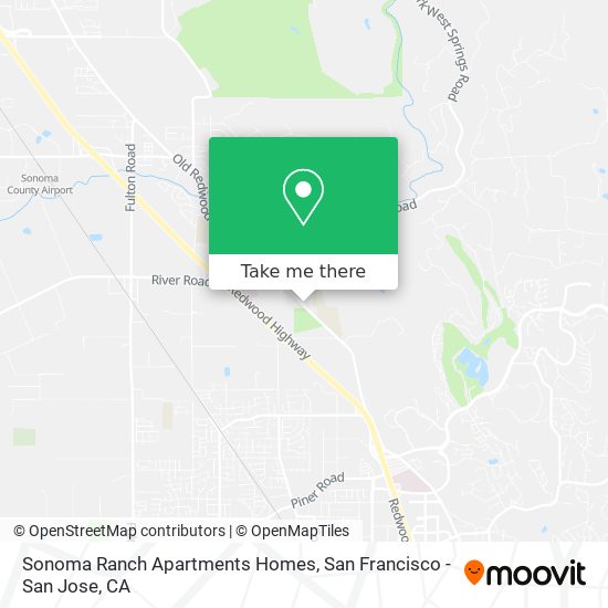 Sonoma Ranch Apartments Homes map