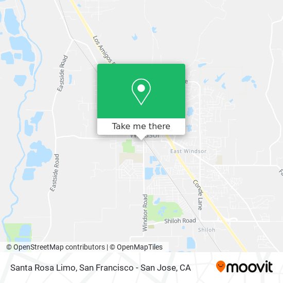 Santa Rosa Limo map