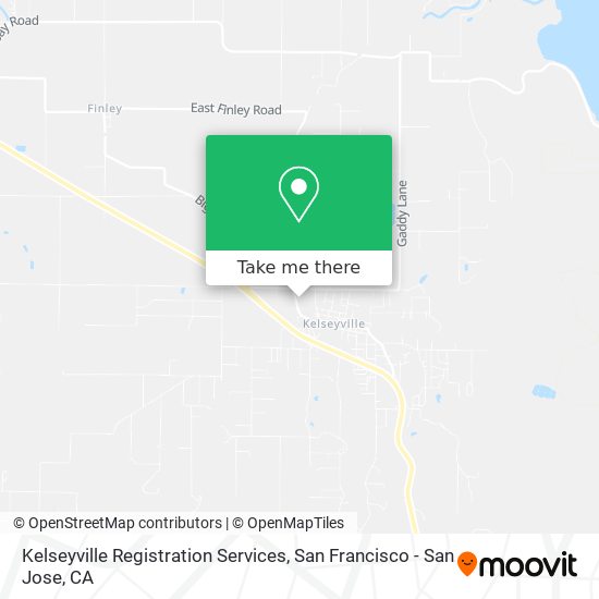 Mapa de Kelseyville Registration Services