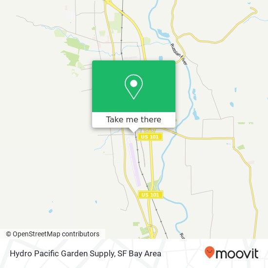 Mapa de Hydro Pacific Garden Supply