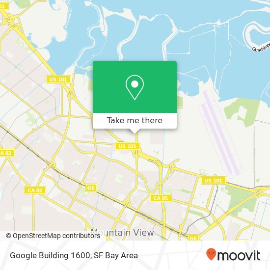 Google Building 1600 map