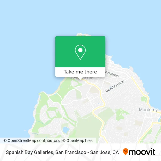 Spanish Bay Galleries map